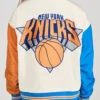 Anne Hathaway NY Knicks Varsity Jacket