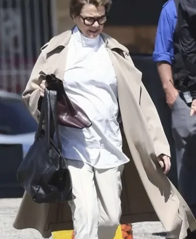 Annette Bening Lucky Beige Trench Coat