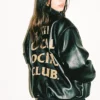 Anti Social Social Club Fall 2026 Black Leather Jacket