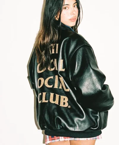 Anti Social Social Club Fall 2026 Black Leather Jacket