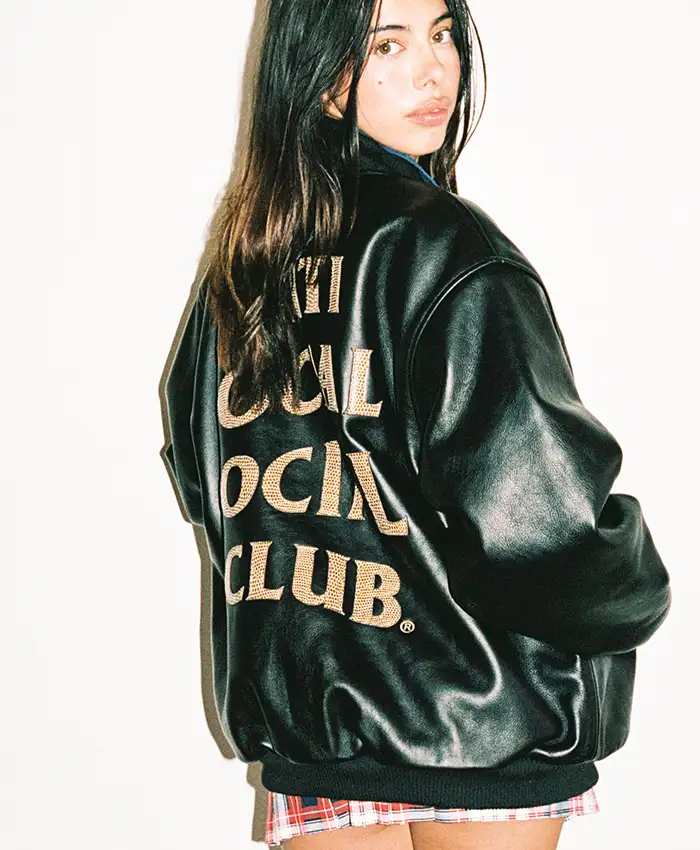 Anti Social Social Club Fall 2026 Black Leather Jacket