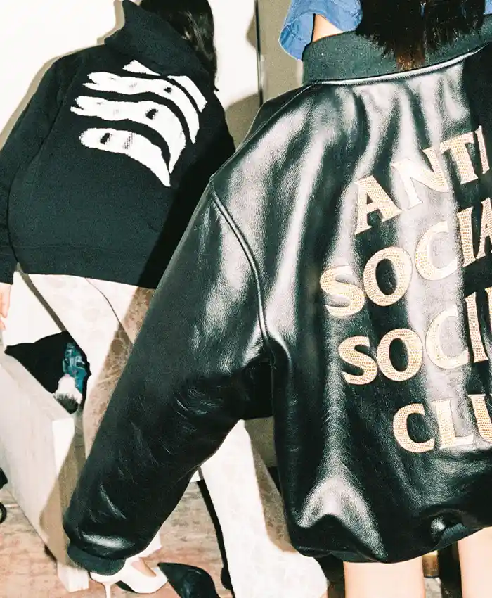 Anti Social Social Club Fall 2026 Black Leather Jacket