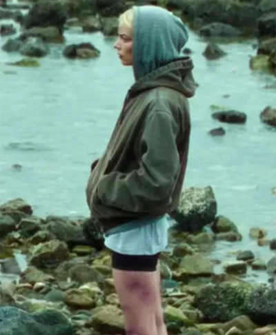 Anya Taylor-Joy Lucky S01 Green Hooded Jacket