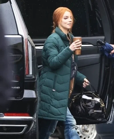 Anya Taylor-Joy Lucky S01 Puffer Coat