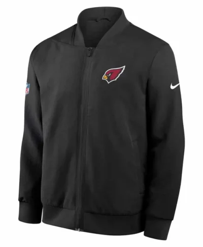 Arizona Cardinals Black Bomber Jacket