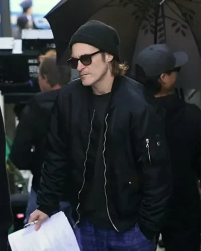 Arthur Fleck Joker Folie À Deux Black Bomber Jacket