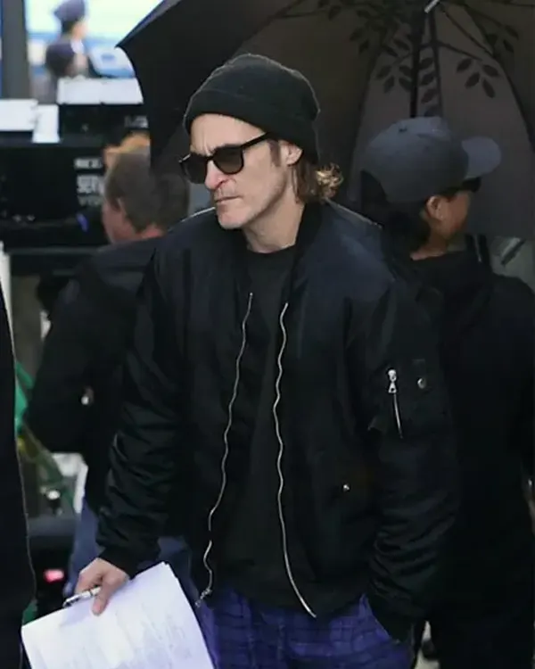 Arthur Fleck Joker Folie À Deux Black Bomber Jacket
