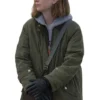 Ava Daniels Hacks S05 Green Coat
