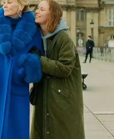 Ava Daniels Hacks S05 Green Coat
