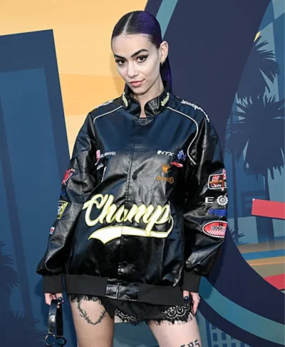 Aviella Winder Black Leather Jacket