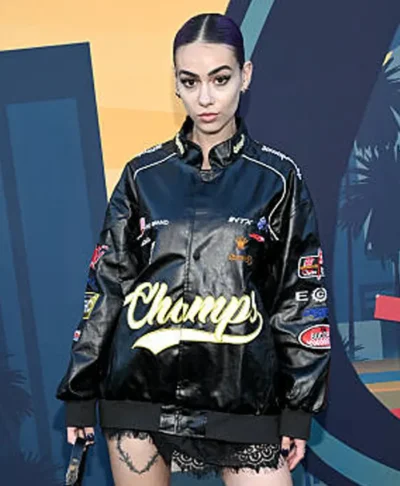 Aviella Winder Black Leather Jacket