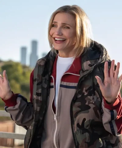 Bad Day Cameron Diaz Camo Hooded Vest