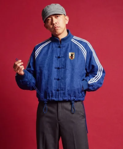 Bape x Japan Football Blue Chinese Jacket