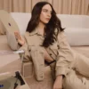 Belinda Levi’s Beige Denim Trucker Jacket