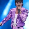 Benson Boone AMAs 2025 Purple Jacket