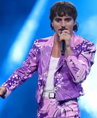 Benson Boone AMAs 2025 Purple Jacket