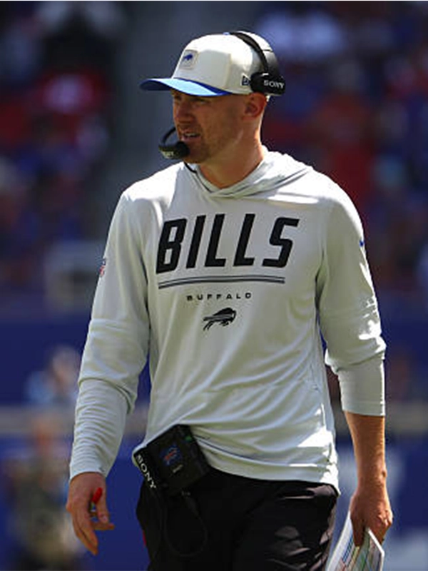 Joe Brady Preseason 2026 Bills Long Sleeve Hooded T-Shirt