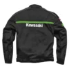 Black Kawasaki Mesh Motorcycle Jacket