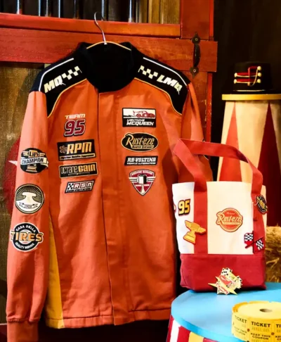 BoxLunch D23 Kingdom Hearts Orange Racing Moto Jacket