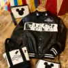 Boxlunch D23 Kingdom Hearts Black Leather Bomber Jacket