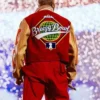 Breezy Bowl XX Chris Brown Letterman Red Varsity Jacket