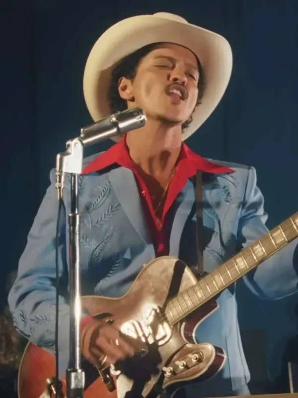 Bruno Mars Blue Suit