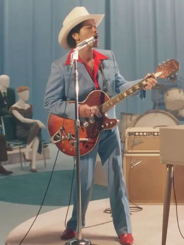 Bruno Mars Blue Suit