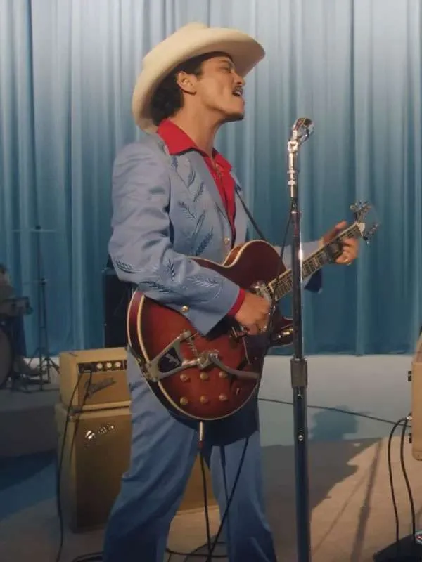 Bruno Mars Blue Suit