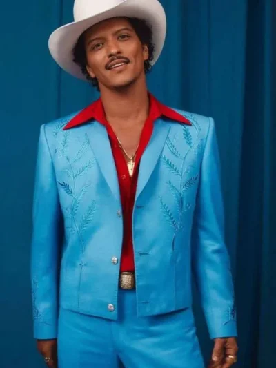Bruno Mars Blue Suit