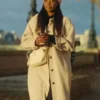 Buying London Reme Nicole White Trench Coat