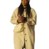 Buying London Reme Nicole White Trench Coat