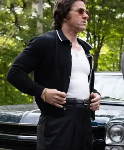 By Any Means 2026 Mark Wahlberg Black Jacket