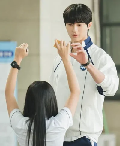 Byeon Woo-seok Lovely Runner White Jacket