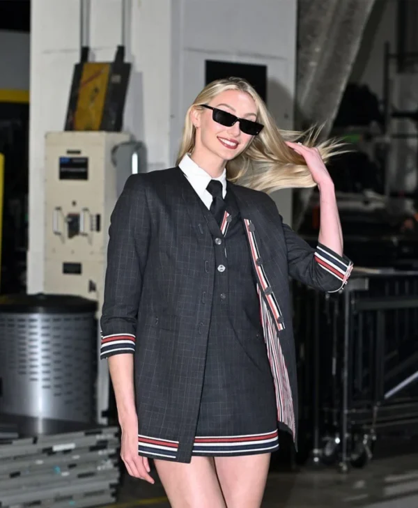 Cameron Brink Thom Browne Black Jacket