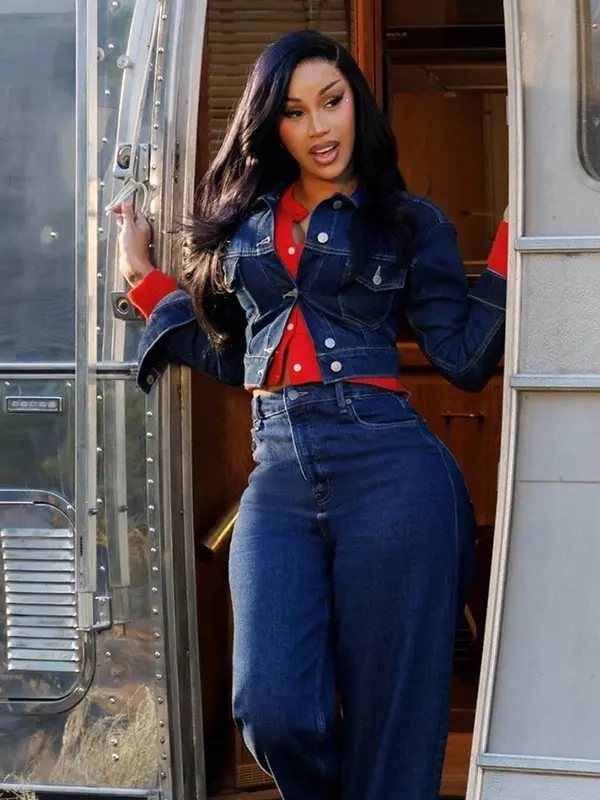 Cardi B Old Navy Denim Jacket