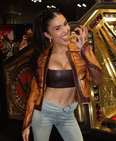 Cathy Kelley Fanatics Fest 2026 Brown Jacket