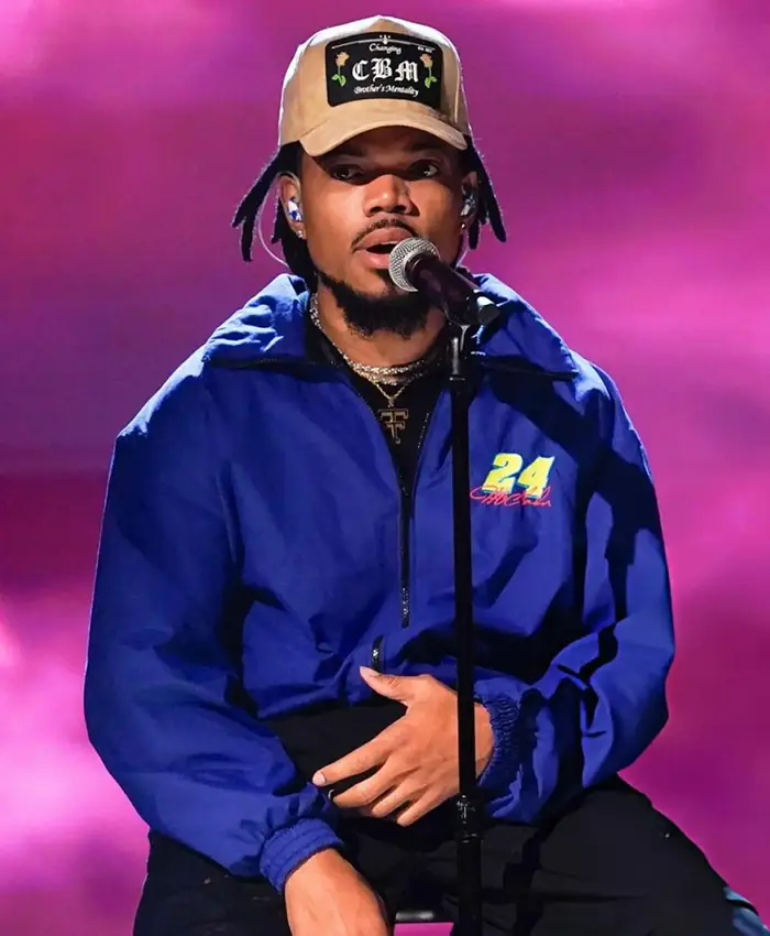 Chance the Rapper The Tonight Show Season 13 Blue Jacket