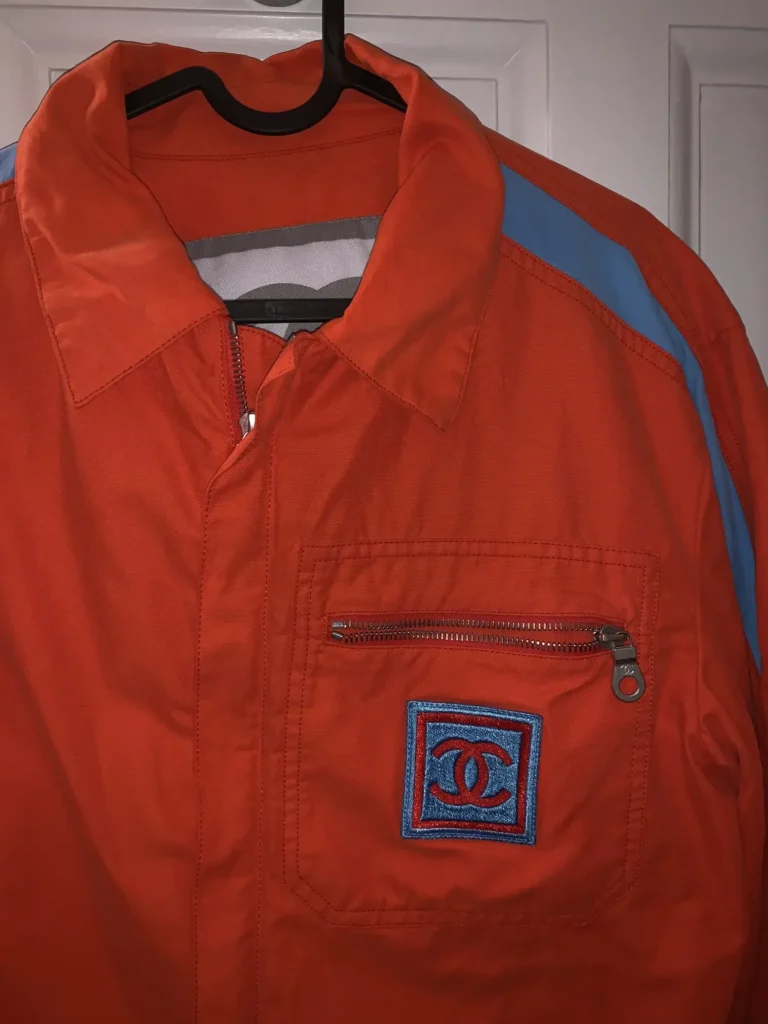 Chanel Vintage 2002 Blue Bomber Ski Jacket