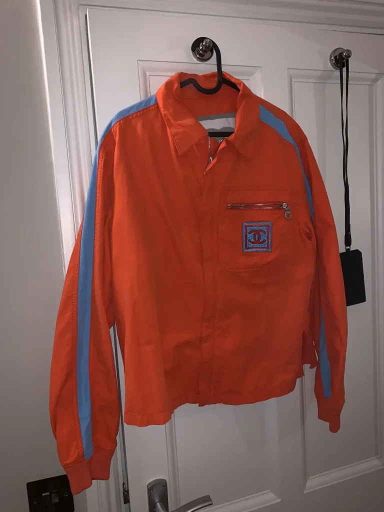 Chanel Vintage 2002 Blue Bomber Ski Jacket