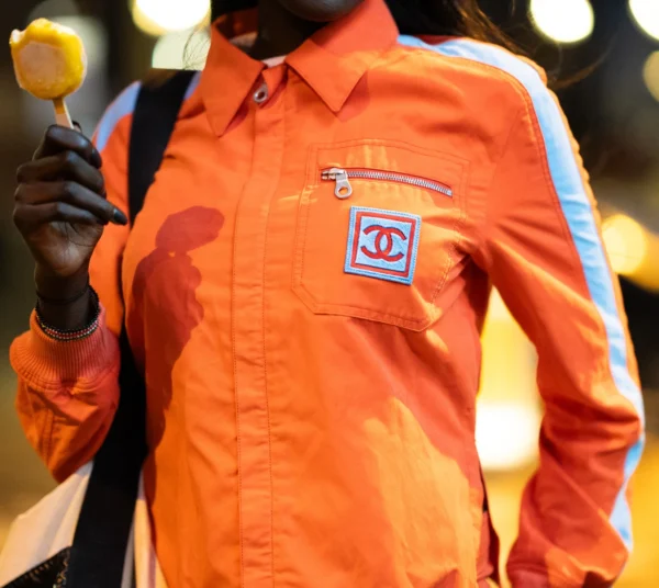 Chanel Vintage 2002 Blue Bomber Ski Jacket