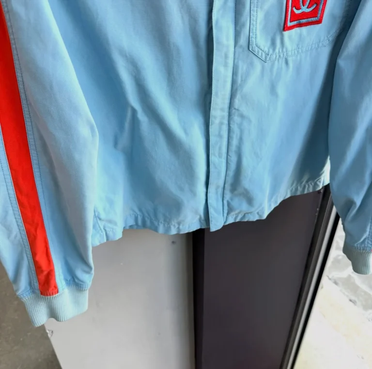 Chanel Vintage 2002 Blue Bomber Ski Jacket