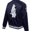 Chicago Cubs MLB Navy Satin Varsity Jacket