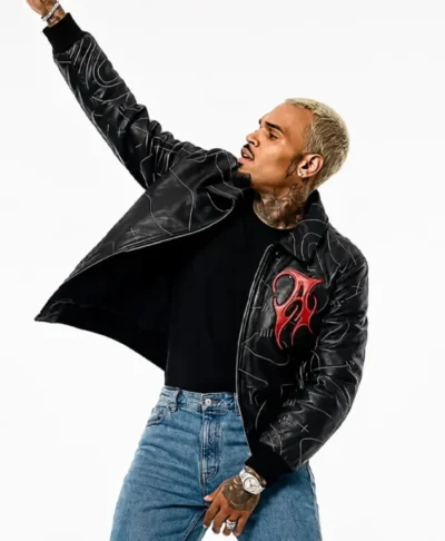 Chris Brown Auracles x Pelle Pelle Topography Jacket