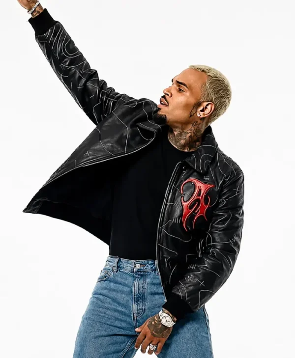 Chris Brown Auracles x Pelle Pelle Topography Jacket