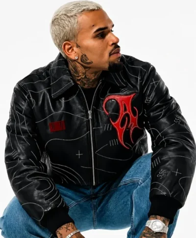 Chris Brown Auracles x Pelle Pelle Topography Jacket