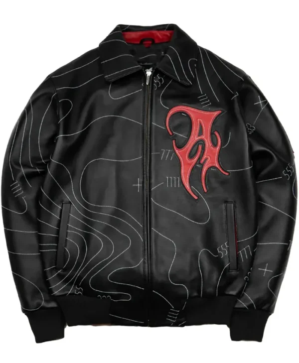 Chris Brown Auracles x Pelle Pelle Topography Jacket