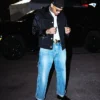 Chris Brown Boston Black Contrast-Stitch Jacket