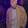 Chris Brown R&B Tour After Party 2026 Beige Jacket