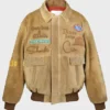 Chris Brown R&B Tour After Party 2026 Beige Jacket