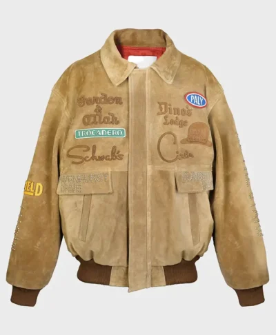 Chris Brown R&B Tour After Party 2026 Beige Jacket